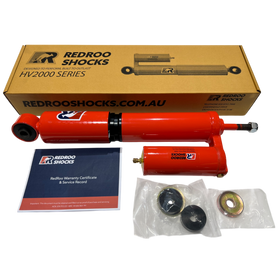 Redroo Heavy Vehicle Shock absorber for Mack Trident Parabolic Set Back Front Axle(Stud Base/Eye Top)