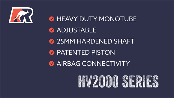 Redroo Shock Package for Kenworth K Series, T Series HV2500